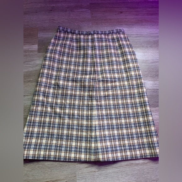 VTG Pendleton Knockabouts Plaid Skirt Pleated Skirt Multi Color Layered Size M L - Picture 9 of 11